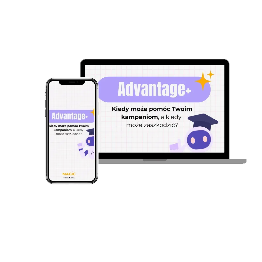 Ściąga Advantage+ na telefonie i laptopie