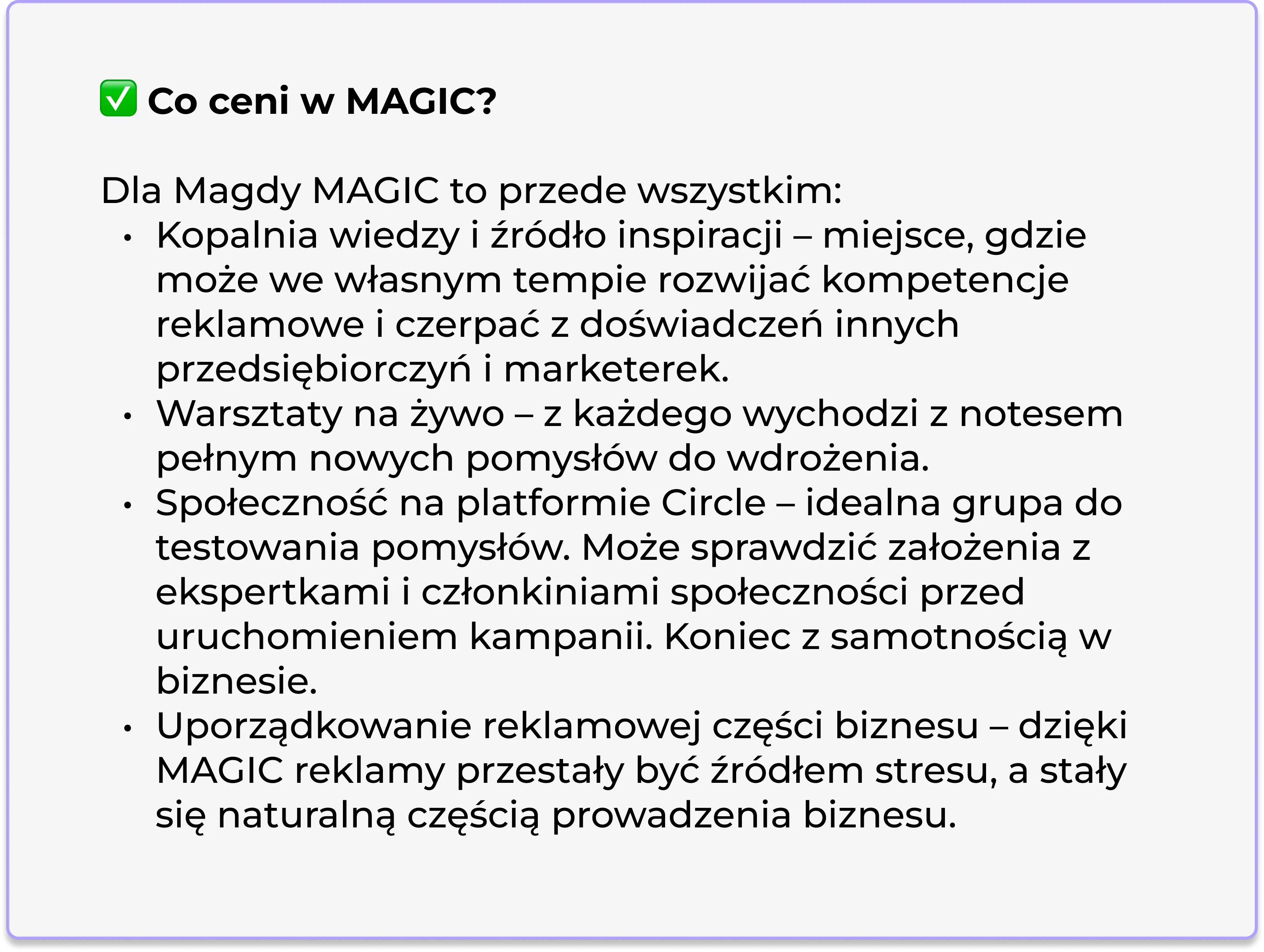 Magda – case study 1