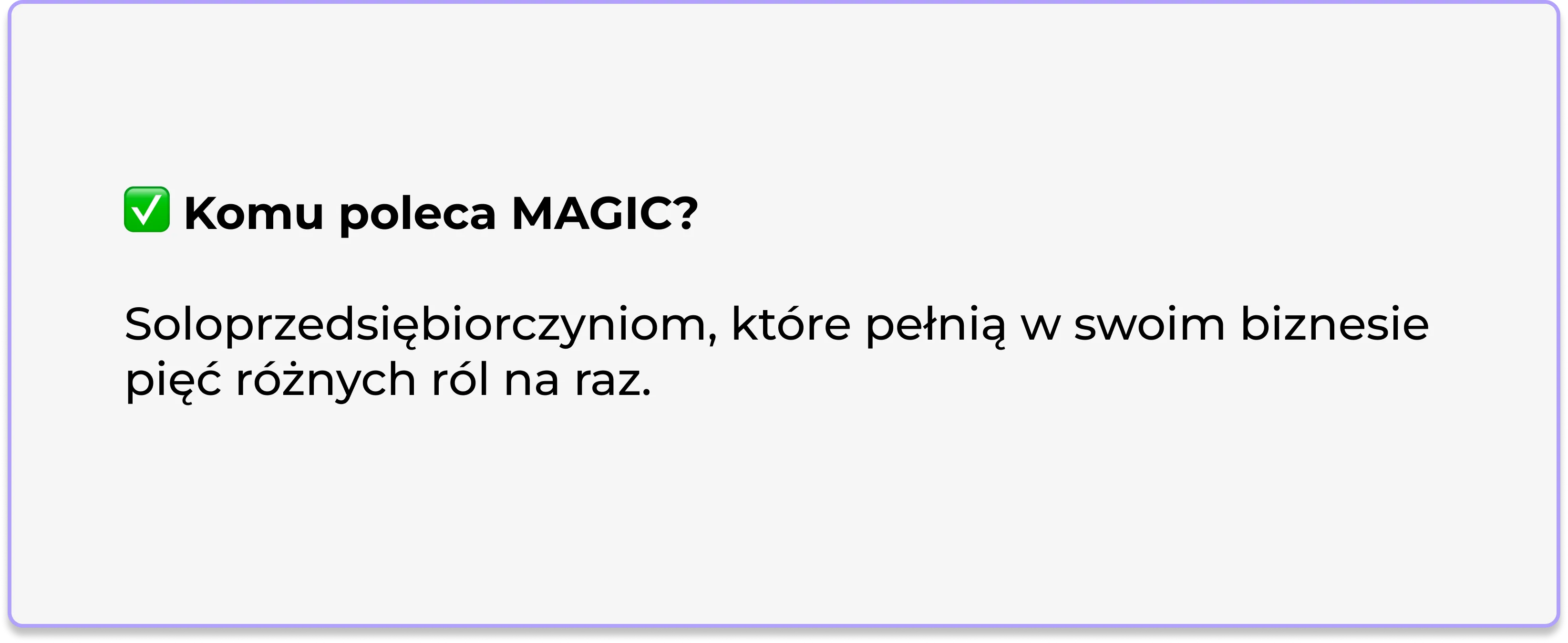 Magda – case study 1