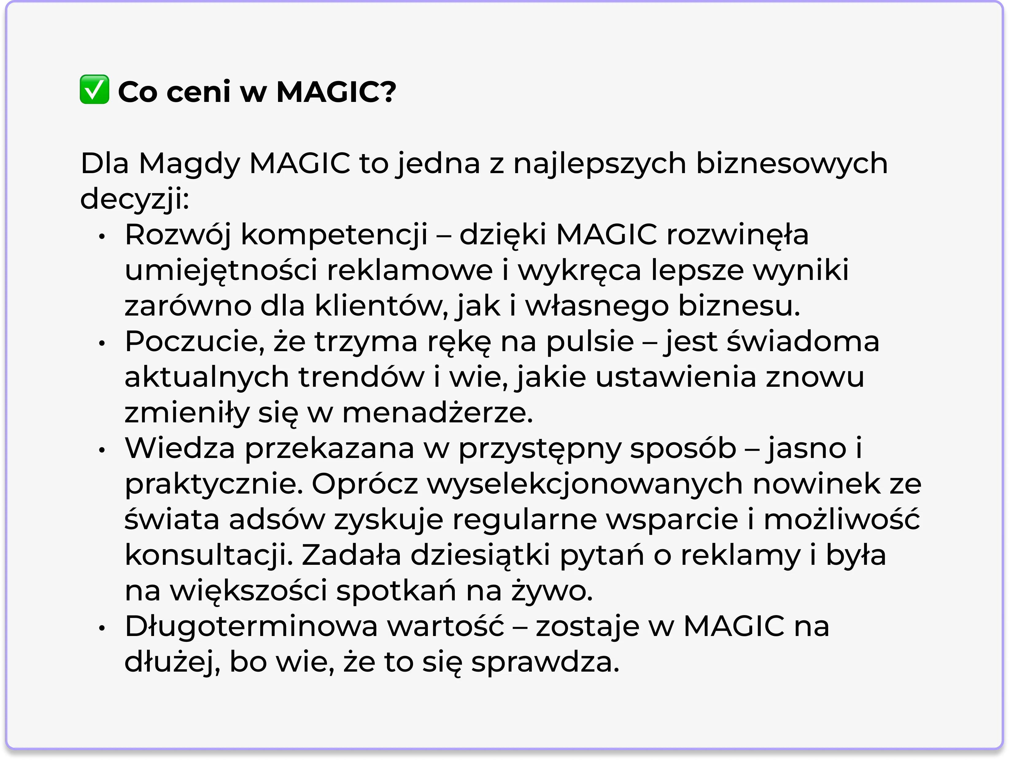 Magda – case study 2
