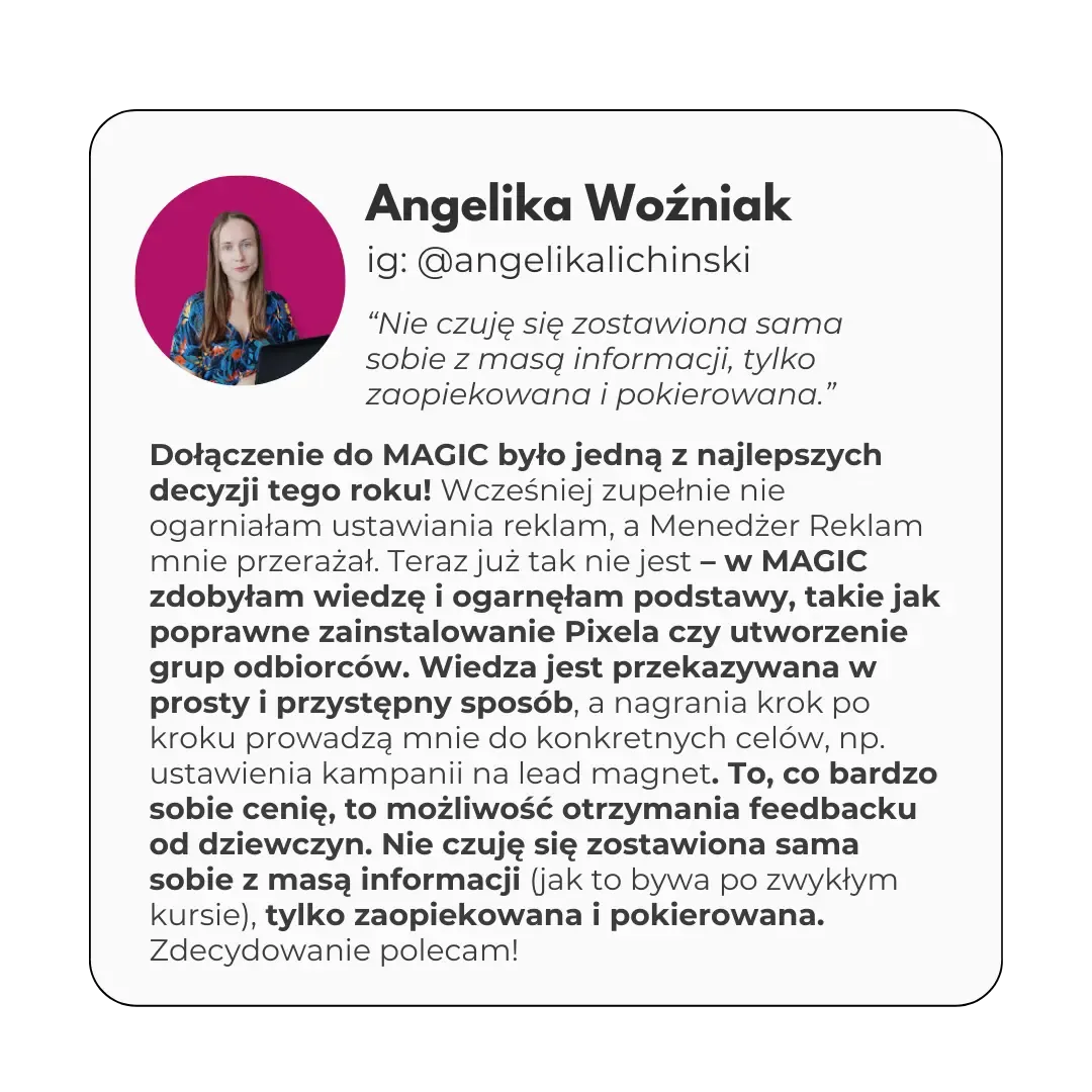 Opinia o społeczności MAGIC