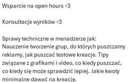 Opinia uczestniczki programu mentoringowego 1