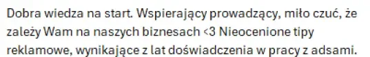 Opinia uczestniczki programu mentoringowego 4