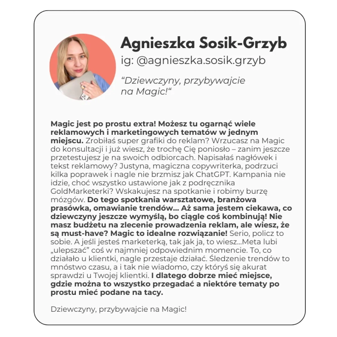 Opinia o programie mentoringowym
